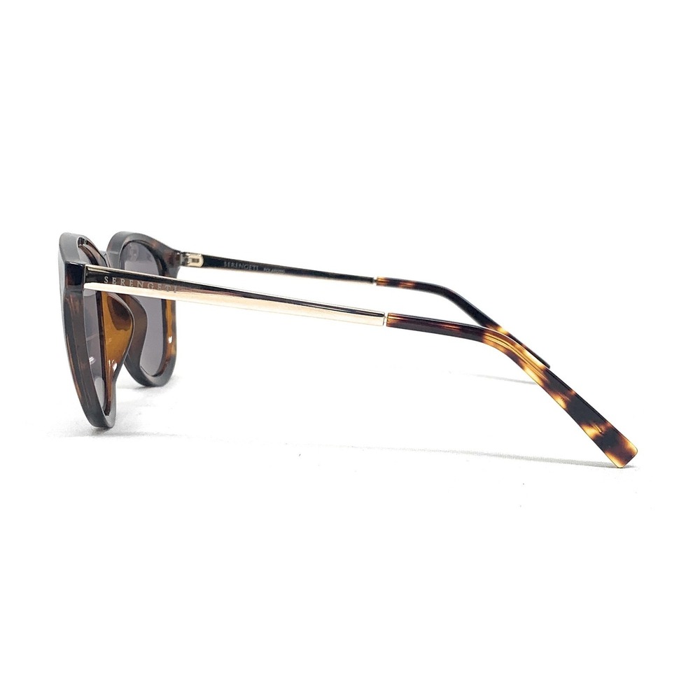 Serengeti Brawley SS556001 Polarized Sunglasses Shiny Classic Tortoise 54mm - Picture 4 of 6